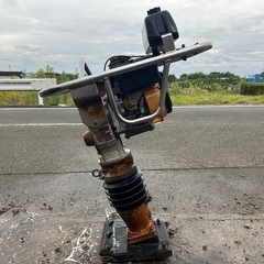明和　ランマー タンピング 高打撃 RTc-65 転圧機 タンパランマー 地固め 整地 舗装 道路 仕上げ 建設機械 ロビンエンジン　宮崎　簡易始動動画ありの画像