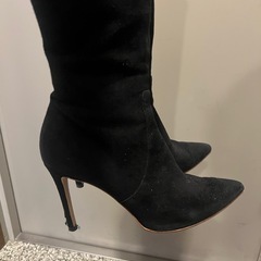 DIANA ダイアナ　ブラック　スエード　ロングブーツの画像