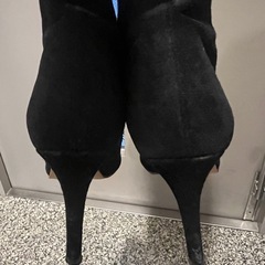 DIANA ダイアナ　ブラック　スエード　ロングブーツの画像