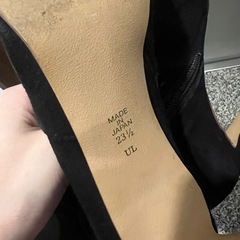 DIANA ダイアナ　ブラック　スエード　ロングブーツの画像