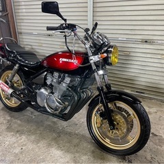 ゼファー400 車体　実働　前後ブレンボキャリパー　マーシャルヘッドライト　KONIサスペンション　ワルツ機械　始動動画有り　の画像