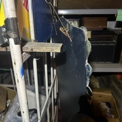 ステンドグラスの鏡　一部飾りの剥がれ有りの画像