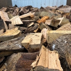 すぐ使える。広葉樹ミックス乾燥薪短め1台のみ4000円の画像