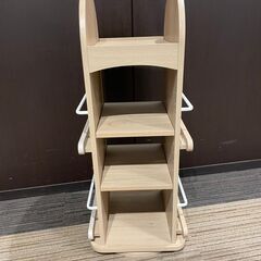 【展示品・未使用】回転式本棚 絵本棚 参考価格11,990円【送料に設置費込み】🚚自社配送時💳代引き可🚚(現金、クレジット、スマホ決済対応)の画像