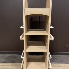 【展示品・未使用】回転式本棚 絵本棚 参考価格11,990円【送...