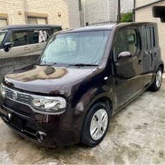 平成30年日産キューブ4万キロ台車検令和8年12月ナビ／テレビ/プッシュスタート/ETC  の画像