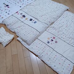 ベビー布団　マットレス　掛け布団　タオルケット　毛布　枕　セットの画像