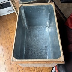 Wood Box 昭和レトロなお茶箱 の画像