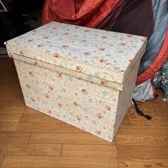 Wood Box 昭和レトロなお茶箱 の画像