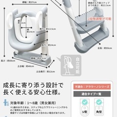 子供用　トイレ補助便座　ステップの画像