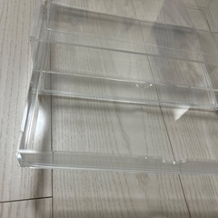 無印良品　重なるアクリルケース2段の画像