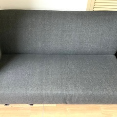 大66 【美品】 ソファ 2人用 グレーの画像