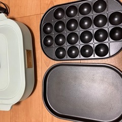 ホットプレート たこ焼き器 兼用の画像
