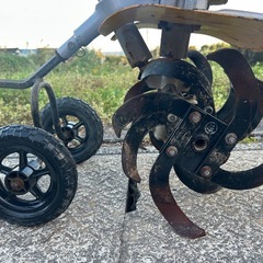 RYOBI カルチベータ 小型耕運機 2サイクル　RCVK-4250 ナタ爪　軽スタート　管理機　耕運機 家庭菜園 畑　リョービ　宮崎　簡易始動動画ありの画像