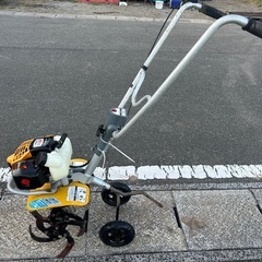RYOBI カルチベータ 小型耕運機 2サイクル　RCVK-4250 ナタ爪　軽スタート　管理機　耕運機 家庭菜園 畑　リョービ　宮崎　簡易始動動画ありの画像