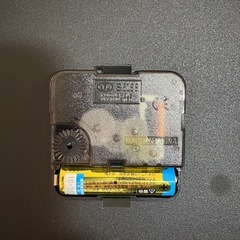 グレー　壁掛け時計　灰色　電池無しの画像