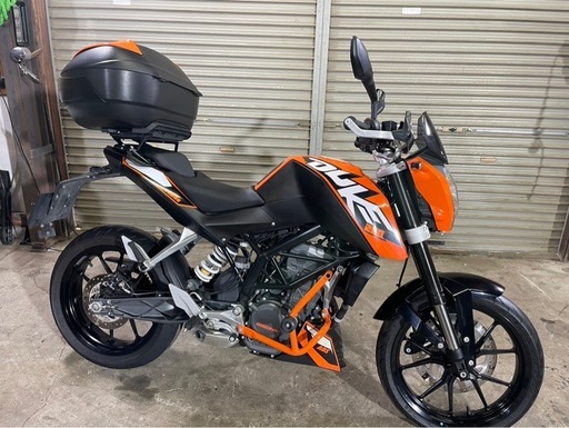 KTM200デューク ETC付き　バッテリー新品　車体　実働　極上　KTM製リアボックス付　低走行　始動動画有り