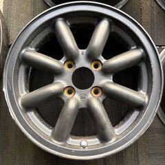 ブラックレーシング pcd100 14インチ 軽自動車、コンパクトカーに！の画像