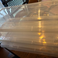 ベッド下など収納ボックス　3点セットの画像