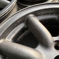 ブラックレーシング pcd100 14インチ 軽自動車、コンパクトカーに！の画像