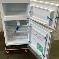 【新品未使用】 IRIS OHYAMA アイリスオーヤマ 1ドア ノンフロン冷凍冷蔵庫 PRC-B092D-W 2025年製 87L A0804の画像