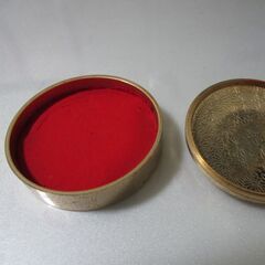 朱肉(金メッキ)の画像