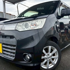 月々8千円〜分割払い可‼️ 車検2年付き！【名義変更代込み】☆スズキ ワゴンRスティングレー☆HDDナビ付き☆走行中DVD見れます☆プッシュスタート☆ドライブレコーダー付きのフル装備☆純正アルミ☆ 事故修復歴無し☆そのまま乗って帰れます！の画像