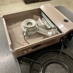 イ2511-094 サン・コンロ SN-29HP ヒートパネル採用 一口 カセットコンロ 未使用品 保管キズ汚れ有り の画像