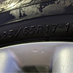 225/65R17夏タイヤホイールセットの画像