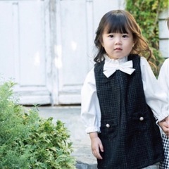 バースデー　コトリ　リボン付きワイシャツの画像