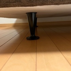 シモンズ ボックススプリング セミダブル ベッドフレーム ダブルクッションの画像