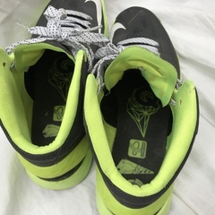 ⭐︎ドリーム2号館⭐︎⭐️ジモティー割引⭐️NIKE/バスケットボールシューズ/ZOOM HYPERDISRUPTOR/27.5cm/グリーンの画像