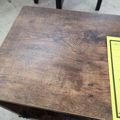 J1754【リユースのサカイ柏店】DEWEL　デスクサイドワゴン　キャスター付き収納棚　LX-JJL-0084　ブラウン　クリーニング済　新品参考価格6,189円の画像