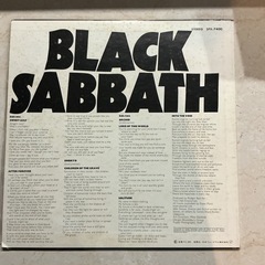 アルバム💿ヘヴィメタルバンド👩‍🎤🎸1971年リリース✨ブラック•ザバスBLACKSABBATHMASTEROFREALITYマスター•オブ•リアリティ動作未確認❗️黒•白の画像
