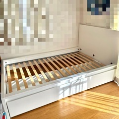 【解体済】セミダブルベッドフレームの画像