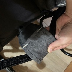 ベビーチェア　テーブル取り付けタイプ　スマートエンジェル　デニム風　の画像