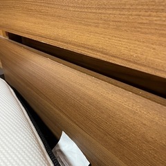 ニトリ　ダブルベッド、マットレスの画像