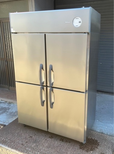 【動確済み】美品 2018年 ダイワ 業務用 縦型冷蔵庫 421YCD-EC 単相 100V 冷蔵846L W1200×D650×H1905 4枚扉 大和冷機 省エネ エコ蔵 大阪