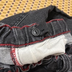 美品♥︎︎DOUBLE.B デニムパンツ　ブラックデニム長ズボン130㎝の画像