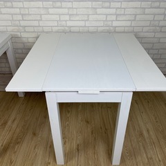 【セット】IKEA テーブル BJURSTA ２点 / キャスター付き昇降スツール ２点の画像