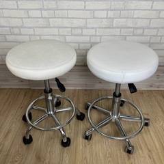 【セット】IKEA テーブル BJURSTA ２点 / キャスター付き昇降スツール ２点の画像