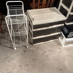 無料　衣装ケース　ラック　カラーボックス　プラスチックタンスの画像