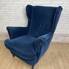 【セット】IKEA 1人掛けソファ CARB P2 / ガラスローテーブルの画像