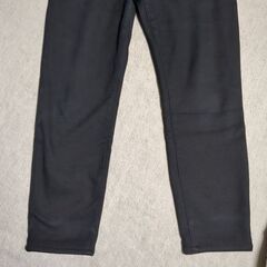 裏地ボア黒パンツの画像