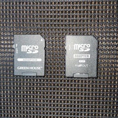 microSDカード 2枚セット各16GB・アダプター付きの画像