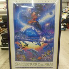 中古品 クリスチャンラッセン ディズニーアートポスター ミッキーマウス/ソーサラー オブ ザ シーズ 公田店の画像