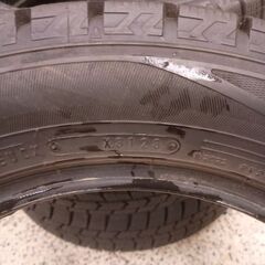 【工賃込】165/65R14 ダンロップWM02 2023年製 スタッドレス4本｜車検前の交換にも◎ ①の画像