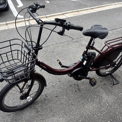 YAMAHAPAS babbyチャコロール電動アシスト自転車の画像