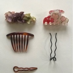 ヘアアクセサリー5点セット！の画像