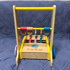 歩行器　ベビーウォーカー　手押し車　カタカタ手押し車の画像